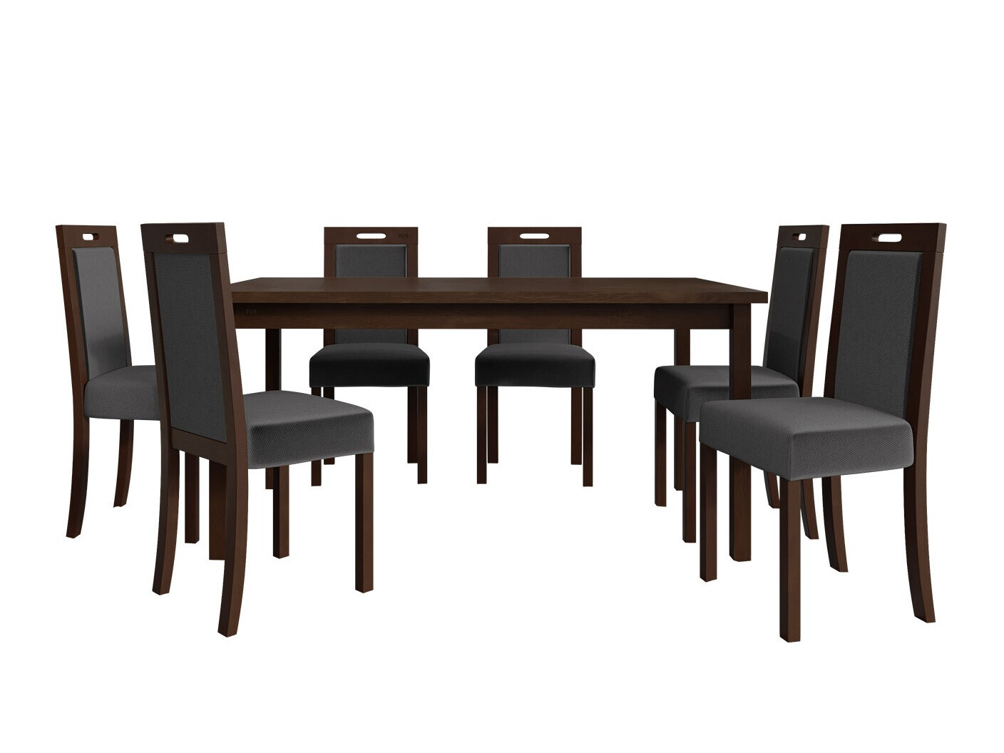 Borðstofusett Victorville 262 (Valhneta)