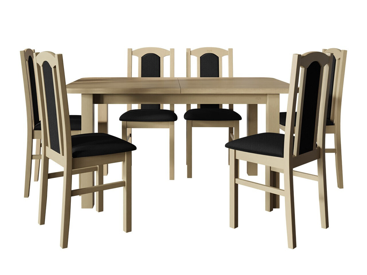 Borðstofusett Victorville 273 (Sonoma-eik)