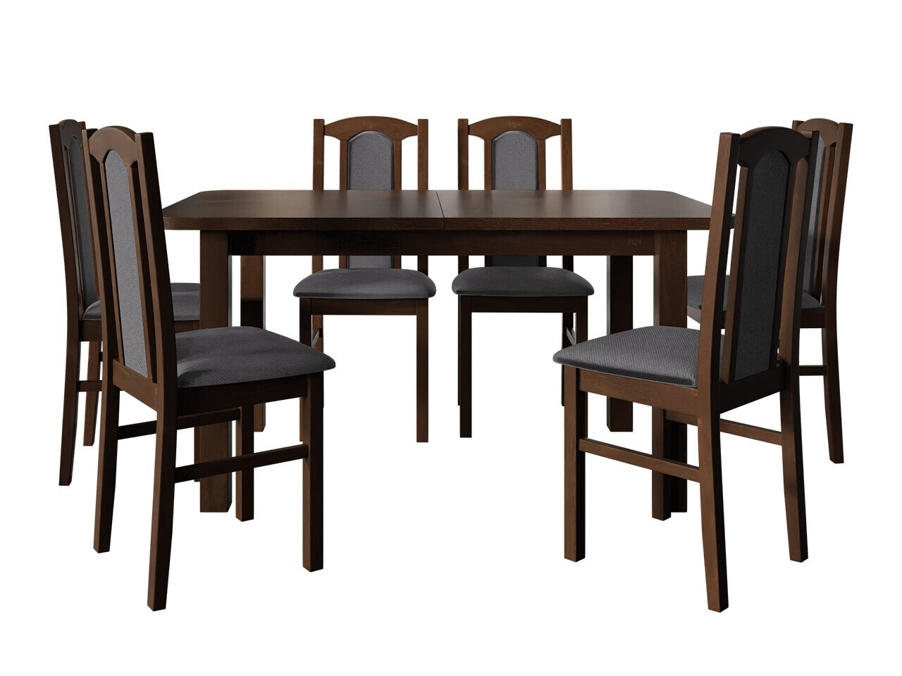 Borðstofusett Victorville 273 (Valhneta)