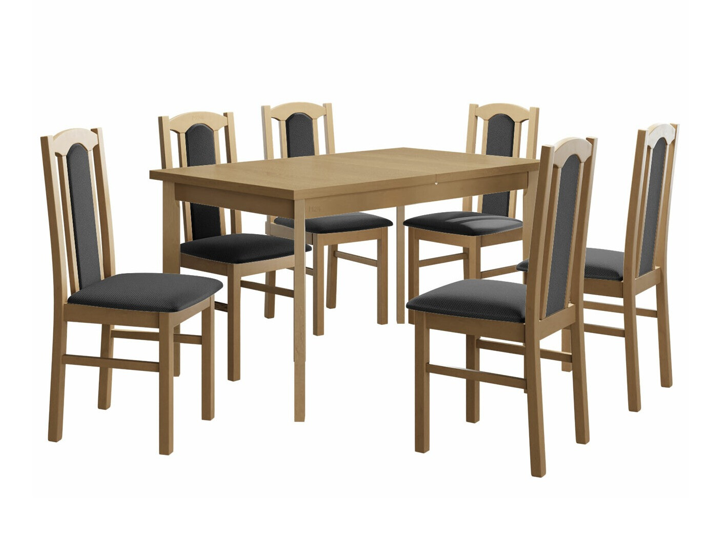 Borðstofusett Victorville 277 (Sonoma-eik)