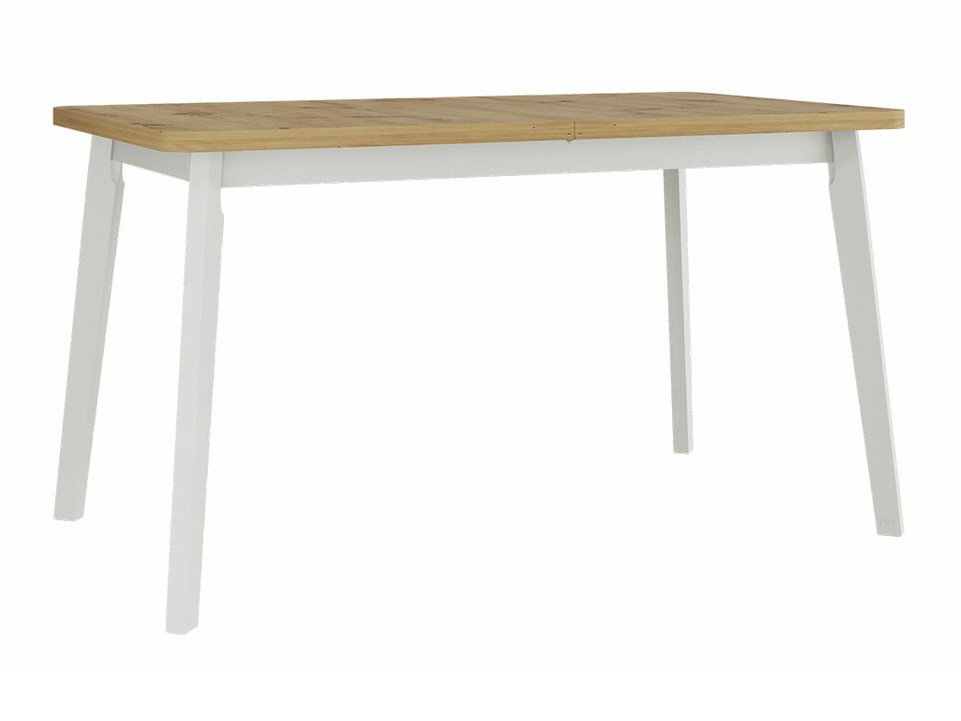 Borðstofusett Victorville 291 (Artisan-eik + Hvítur)