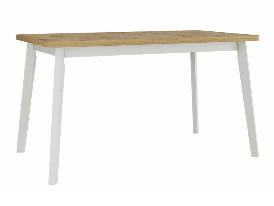 Borðstofusett Victorville 291 (Artisan-eik + Hvítur)