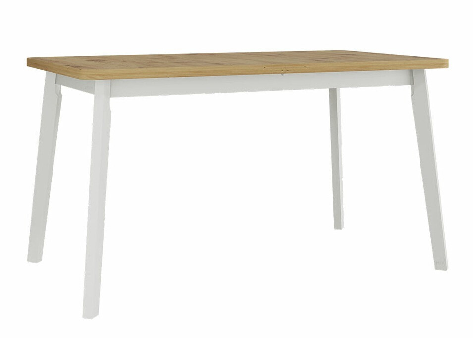 Borðstofusett Victorville 291 (Artisan-eik + Hvítur)