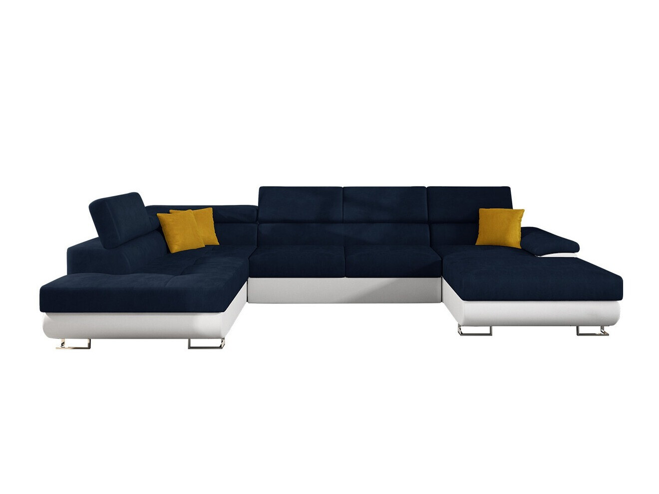 Horn­sófi Comfivo Ruta IV (Soft 017 + Uttario Velvet 2967 + Uttario Velvet 2959)