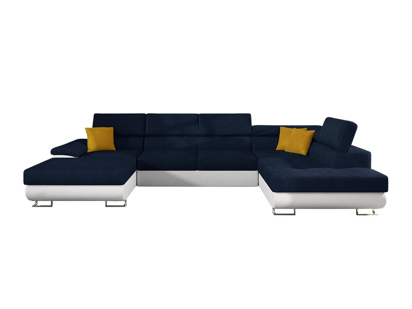 Horn­sófi Comfivo Ruta IV (Soft 017 + Uttario Velvet 2967 + Uttario Velvet 2959)