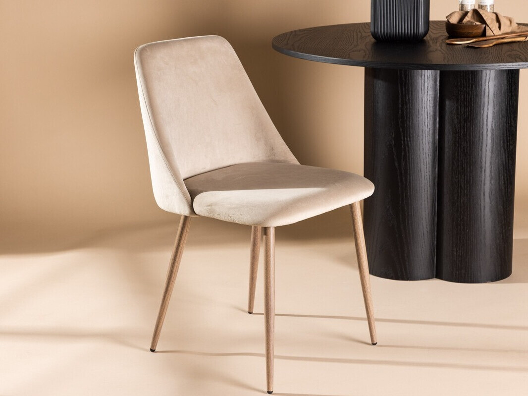 Stóll Dallas 3886 (Beige + Valhneta)