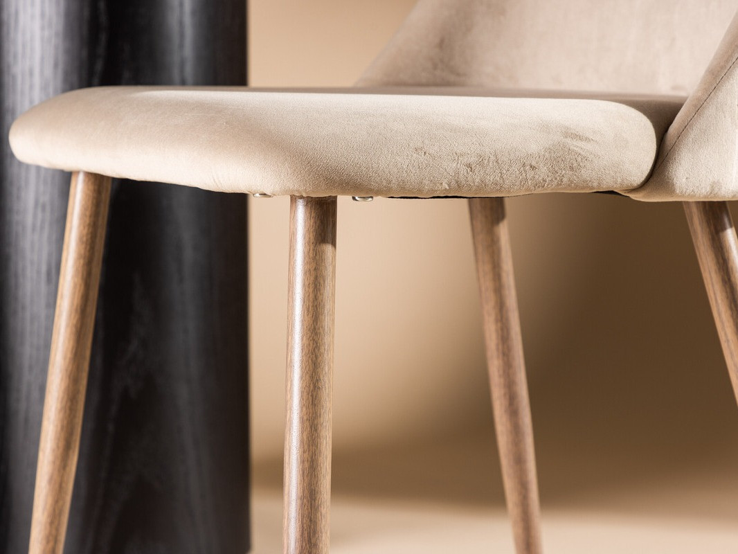 Stóll Dallas 3886 (Beige + Valhneta)