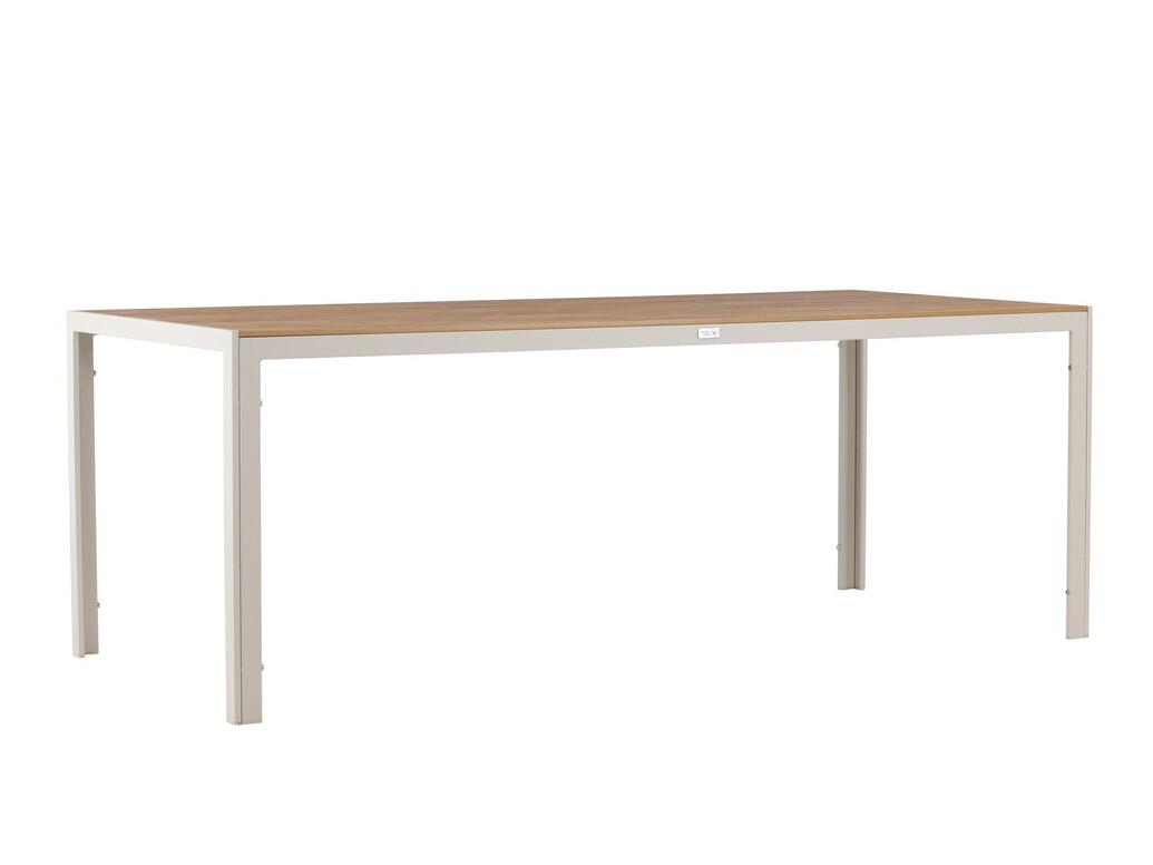 Útiborð Dallas 3890 (Beige + Ljós viður)