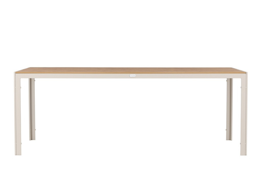 Útiborð Dallas 3890 (Beige + Ljós viður)