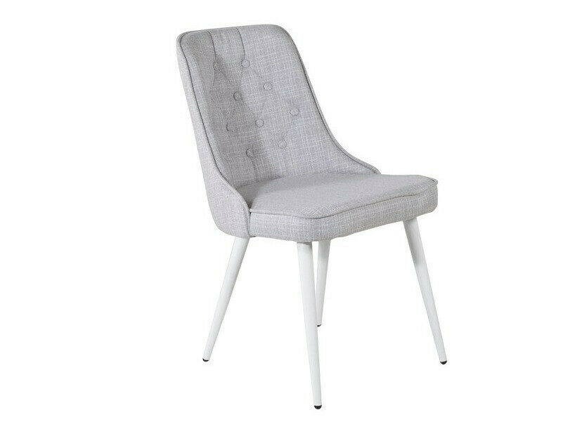 Borðstofusett Dallas 1535 (Grár + Hvítur)