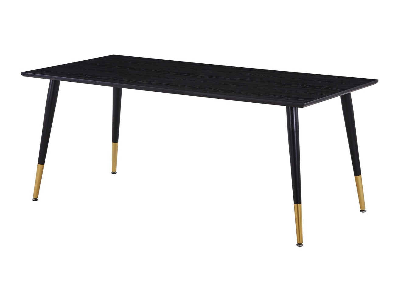 Borðstofusett Dallas 1256 (Blár + Gylltur)