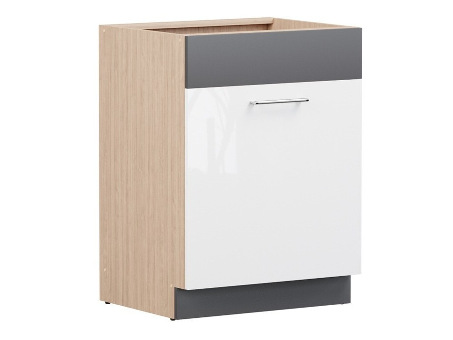 Skápaeining fyrir vask með hurðum Mode White 115