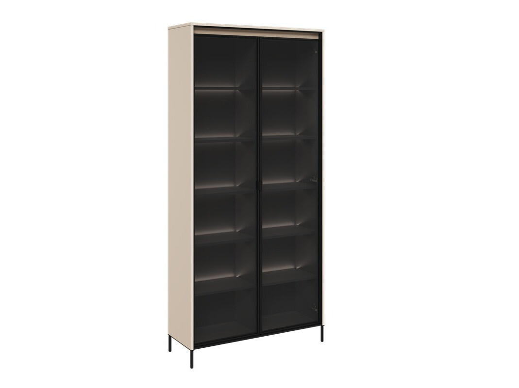 Bókahilla Fernolu 106 (Beige + Svartur)