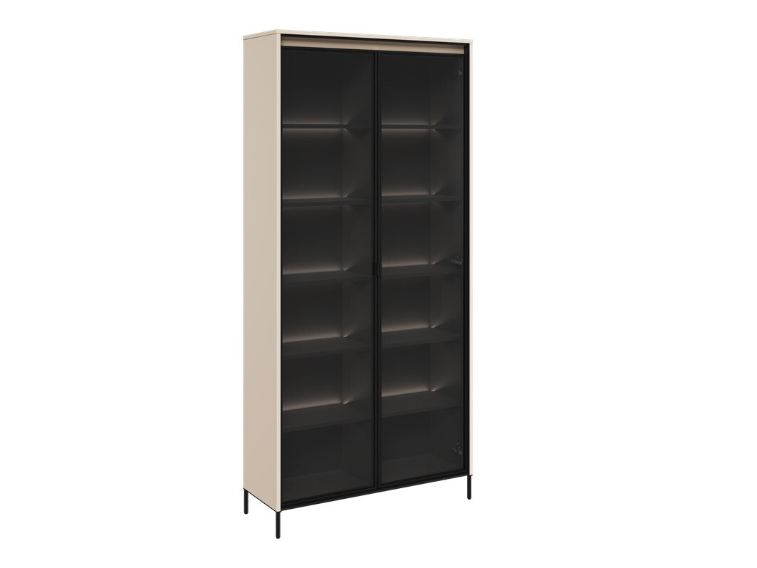 Bókahilla Fernolu 106 (Beige + Svartur)
