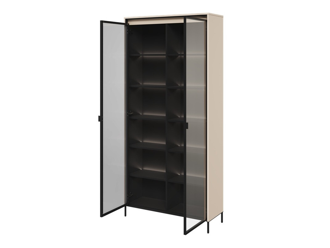 Bókahilla Fernolu 106 (Beige + Svartur)