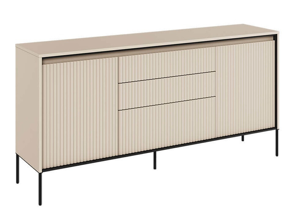 Kommóða Fernolu 100 (Beige + Svartur)