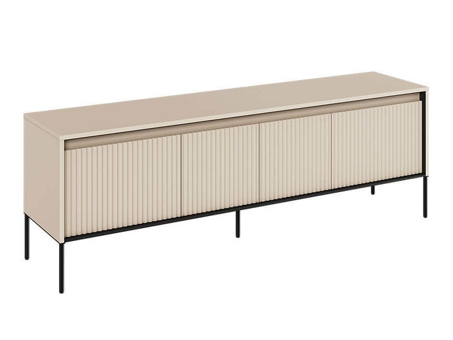 Sjónvarpsskápur Fernolu 104 (Beige + Svartur)