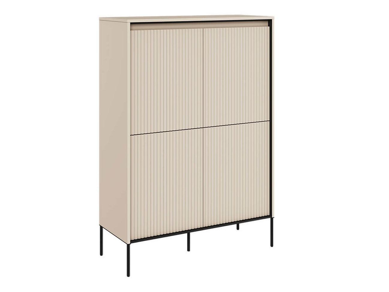 Skenkur Fernolu 102 (Beige + Svartur)