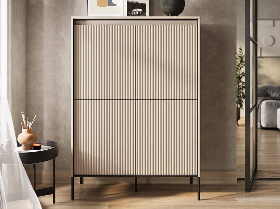 Skenkur Fernolu 102 (Beige + Svartur)