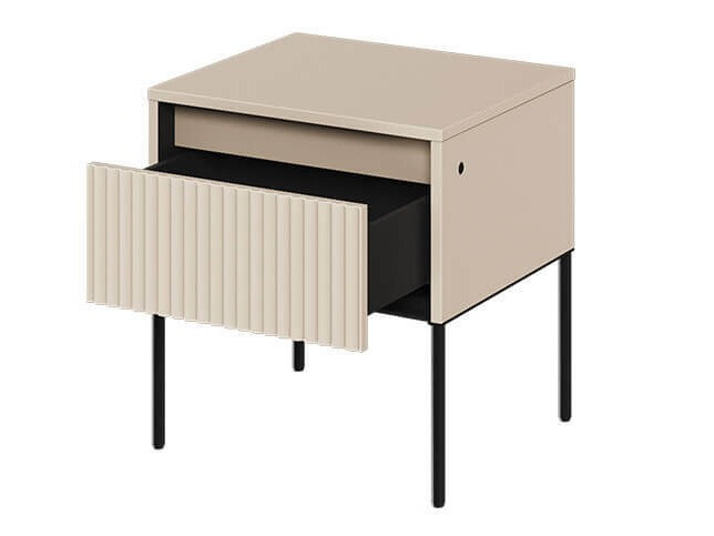 Náttborð Fernolu 111 (Beige + Svartur)