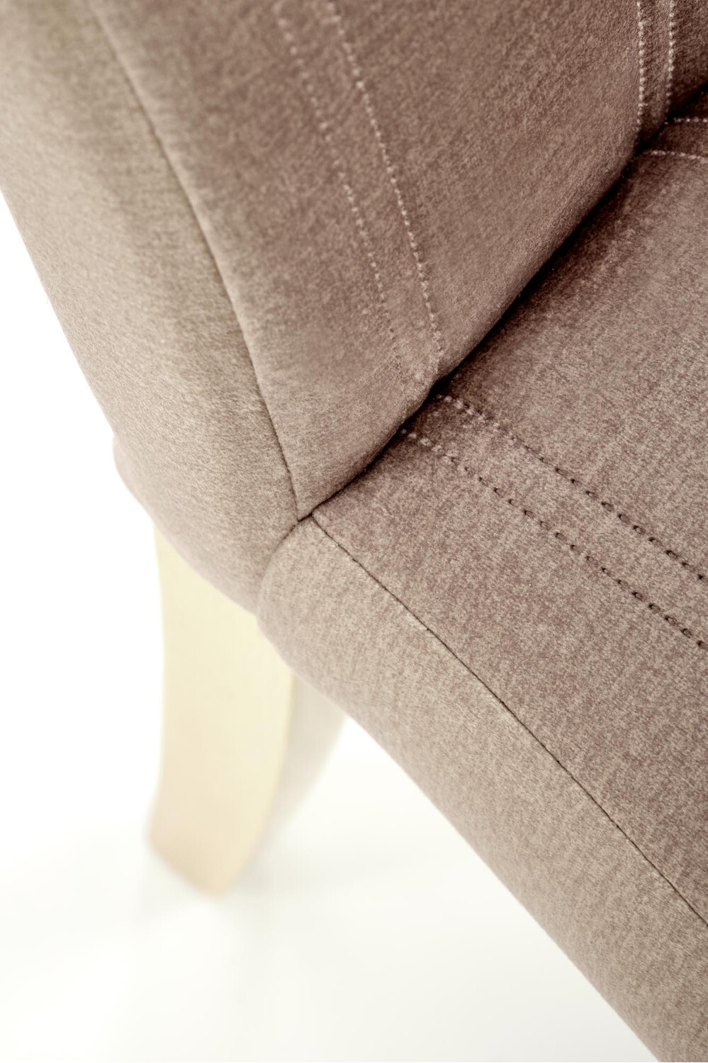 Stóll Houston 1216 (Beige + Ljós viður)