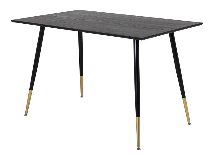 Borðstofusett Dallas 1673 (Blár + gylltur)
