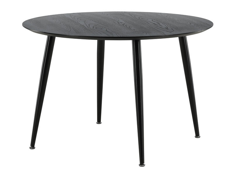 Borðstofusett Dallas 1622 (Hvítur + Svartur)