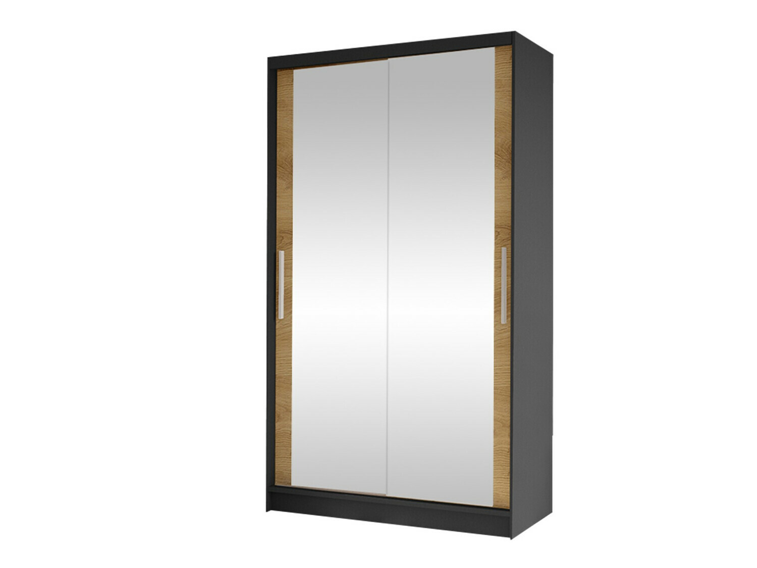 Fataskápur Closico Structor VII (Svartur + Artisan-eik)