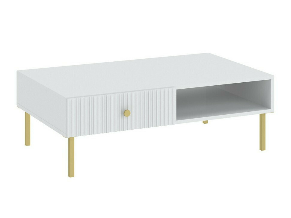 Stofusett Etliva 109 (Hvítur + Gylltur)
