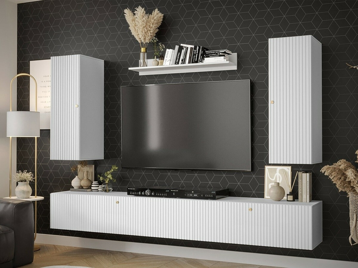 Sjónvarpsskápur Anulio (Hvítur)