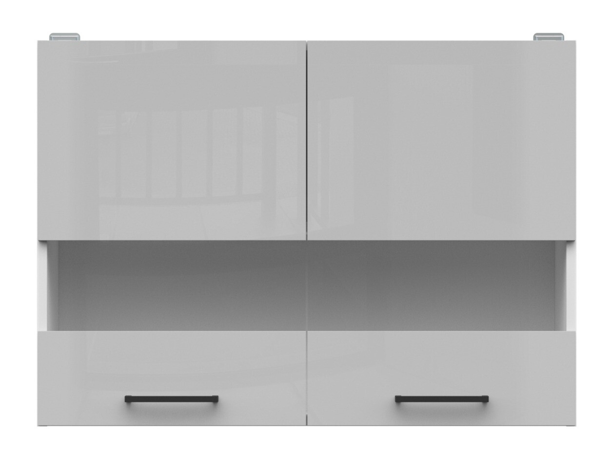 Skápaeining á vegg Line Grey 107