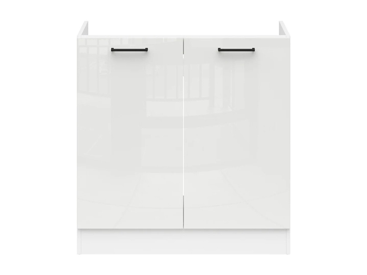 Skápaeining fyrir vask með hurðum Line White 114