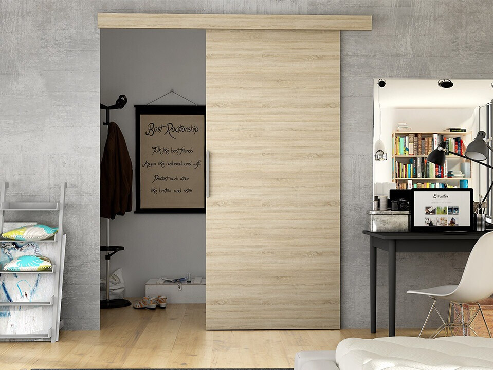 Rennihurð Closico Materia I (Sonoma-eik)