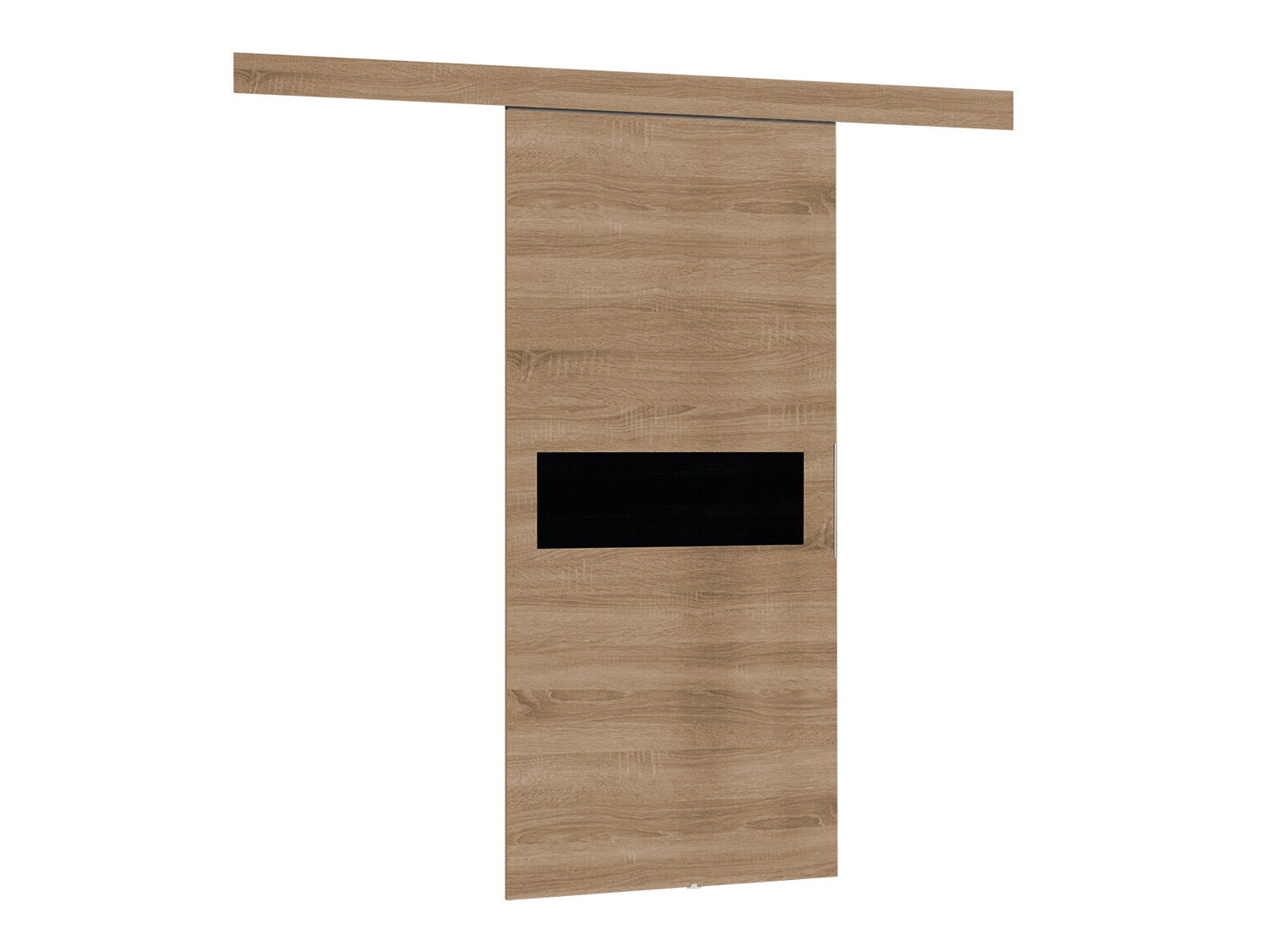Rennihurð Dover 134 (Sonoma-eik + Svartur)