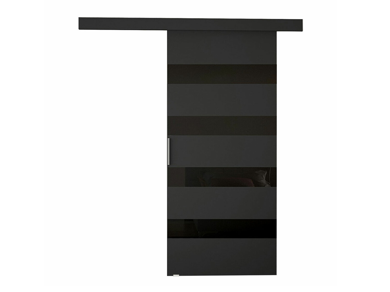Rennihurð Closico Fundus V (Svartur)