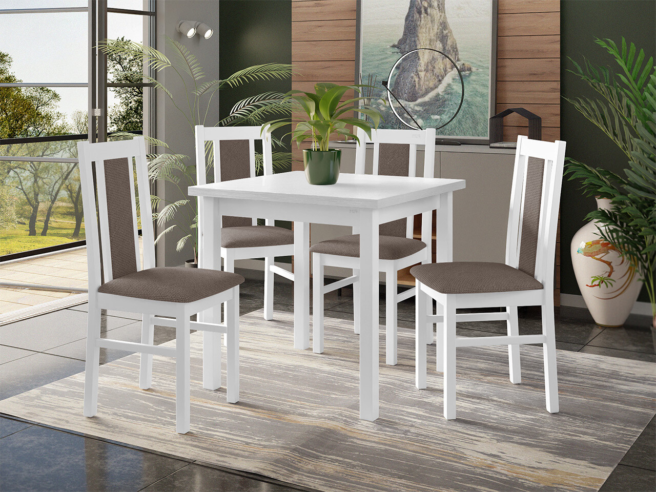 Borðstofusett Victorville 310 (Hygge 20)