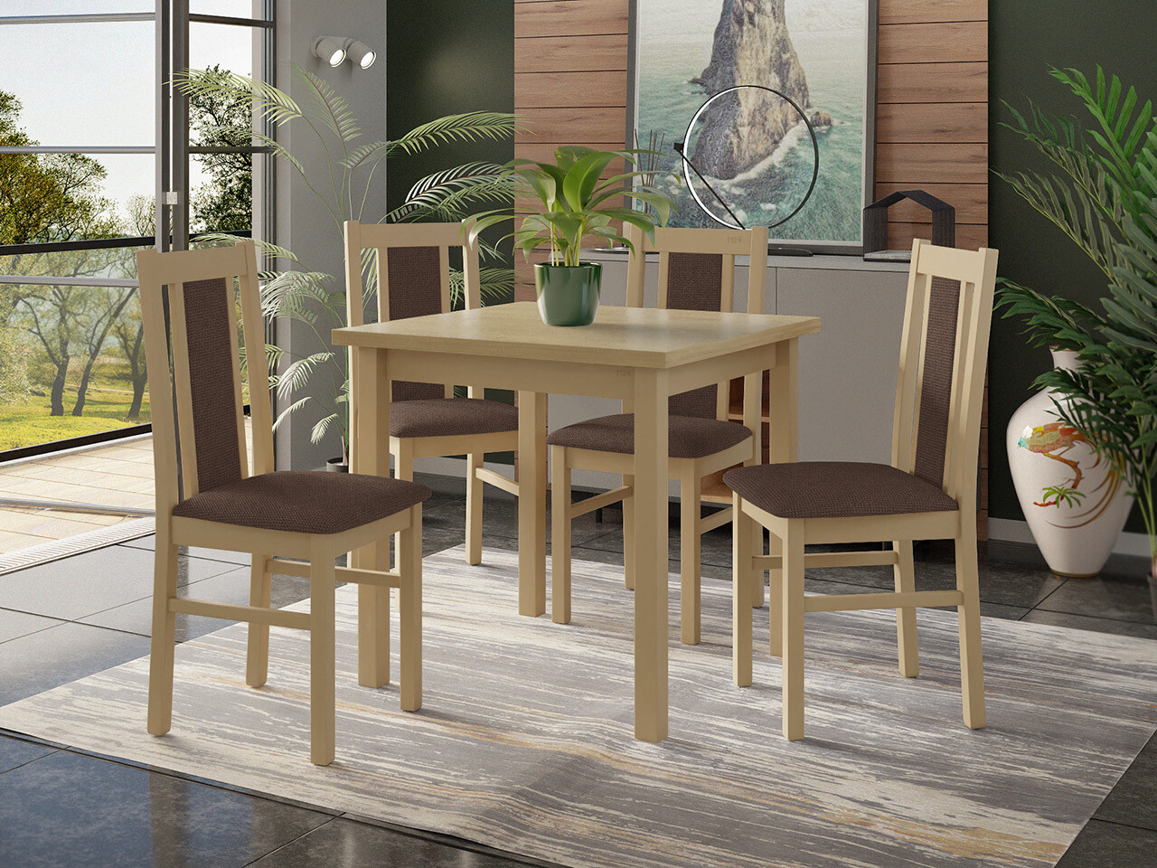 Borðstofusett Victorville 310 (Soro 28)