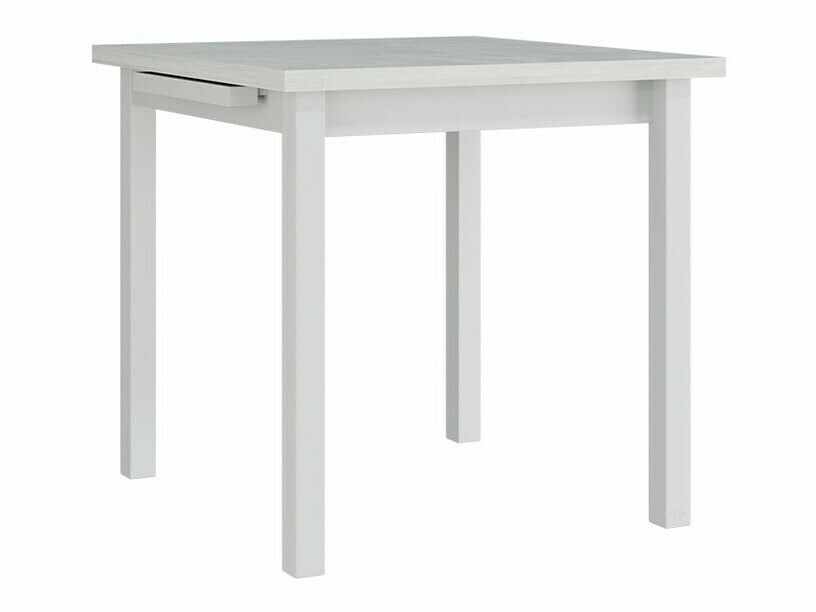 Borðstofusett Victorville 314 (Hvítur)