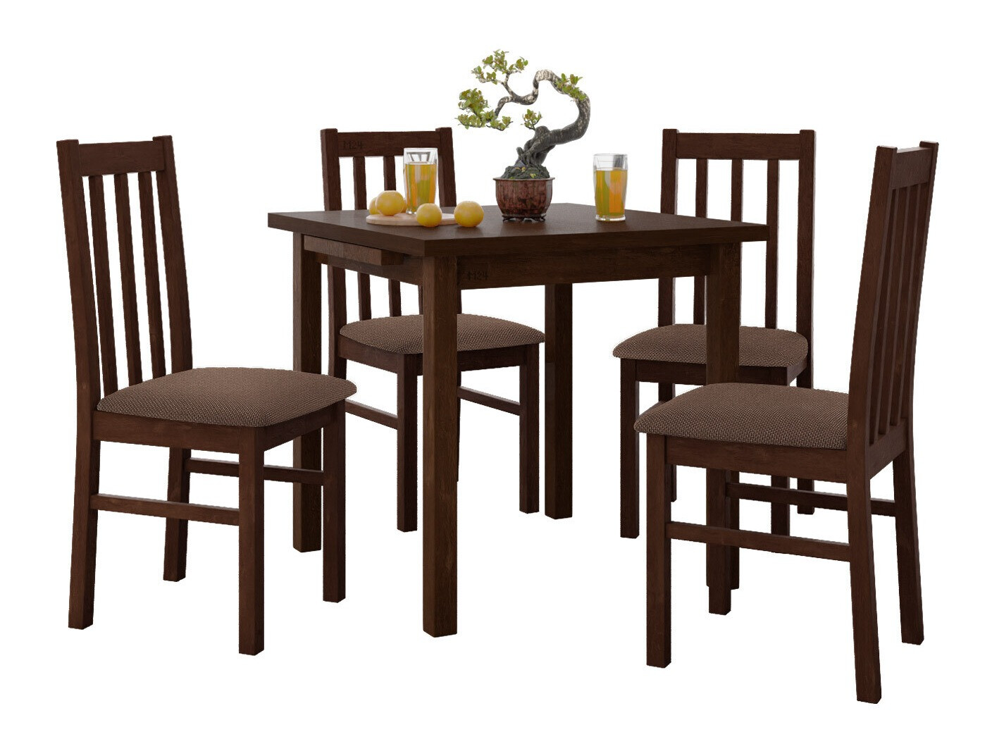 Borðstofusett Victorville 319 (Valhneta)