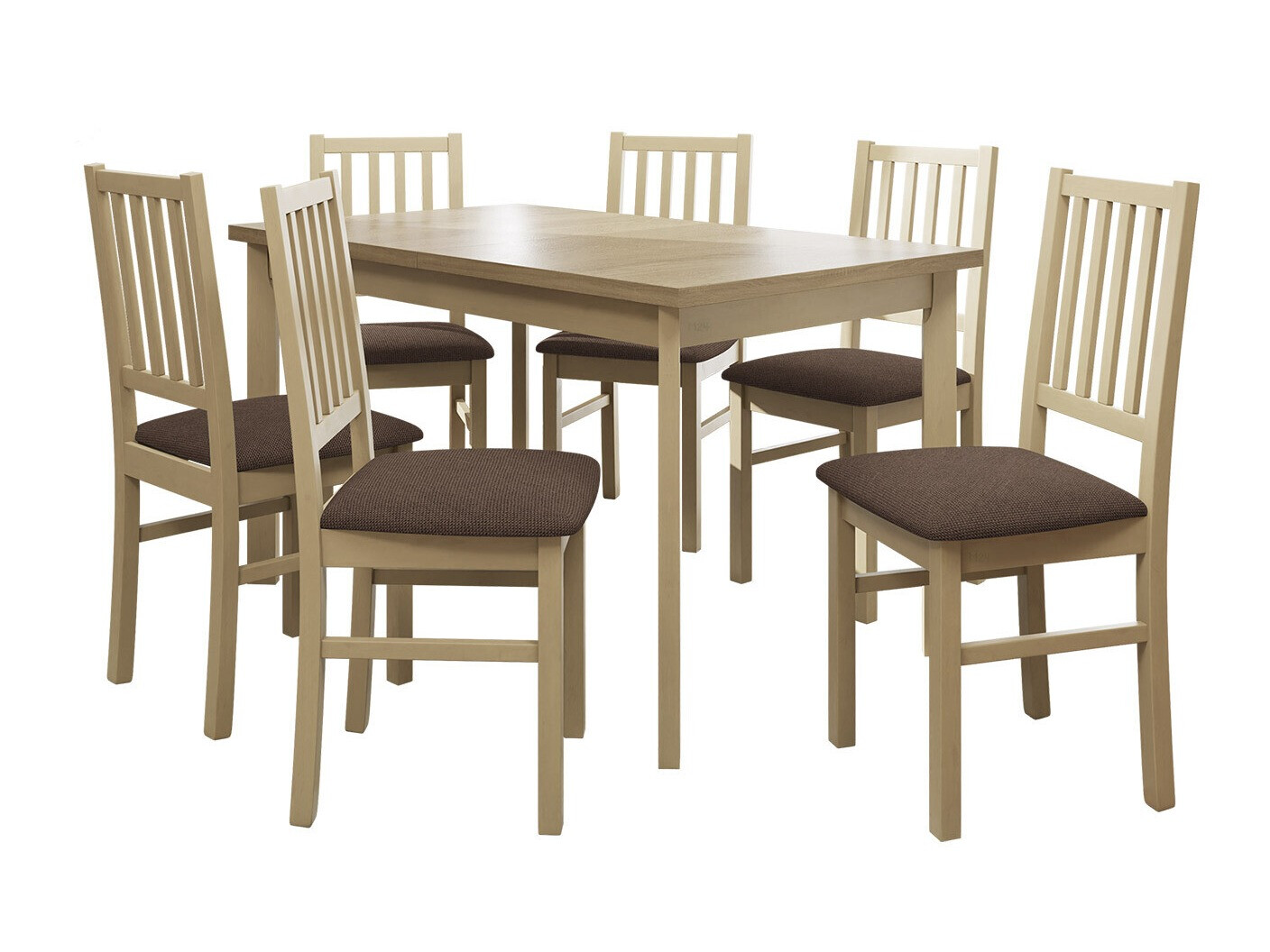 Borðstofusett Victorville 320 (Sonoma-eik)