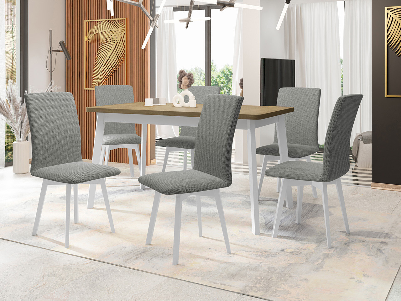 Borðstofusett Victorville 325 (Hygge 91)