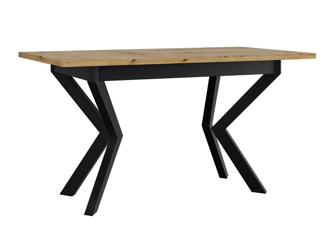 Borð Victorville 328 (Svartur + Artisan-eik)