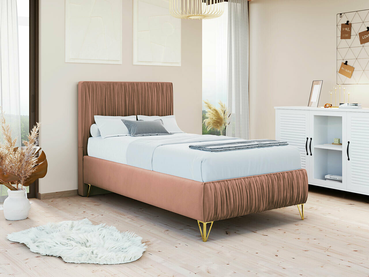Rúm Logan 112 (Amor Velvet 4328)