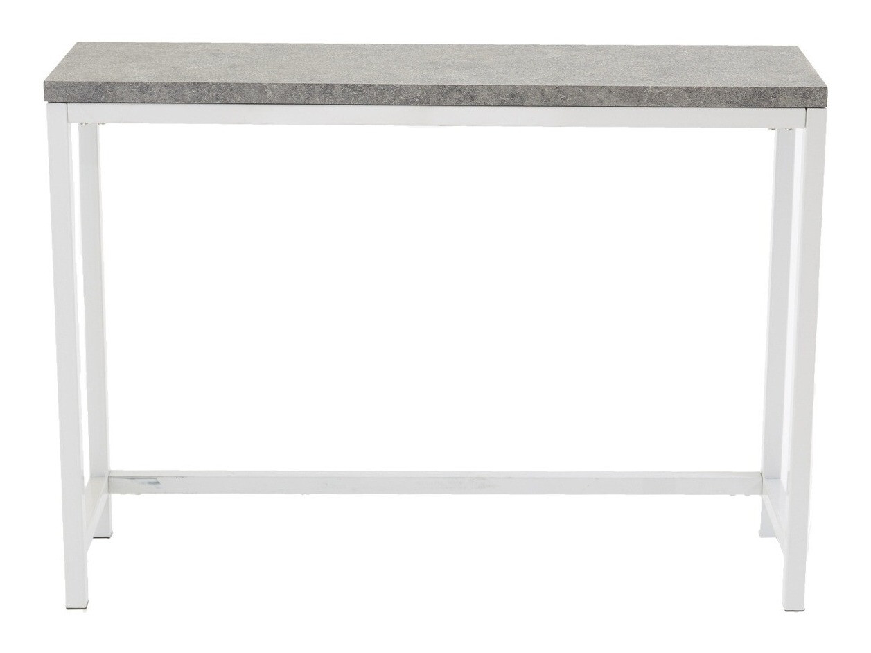 Console borð Dallas 2468 (Hvítur + Steinsteypa)