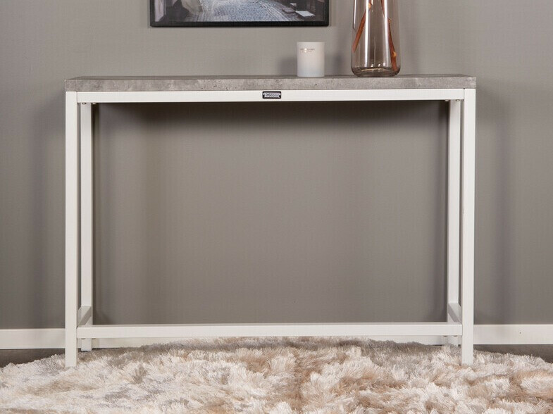 Console borð Dallas 2468 (Hvítur + Steinsteypa)