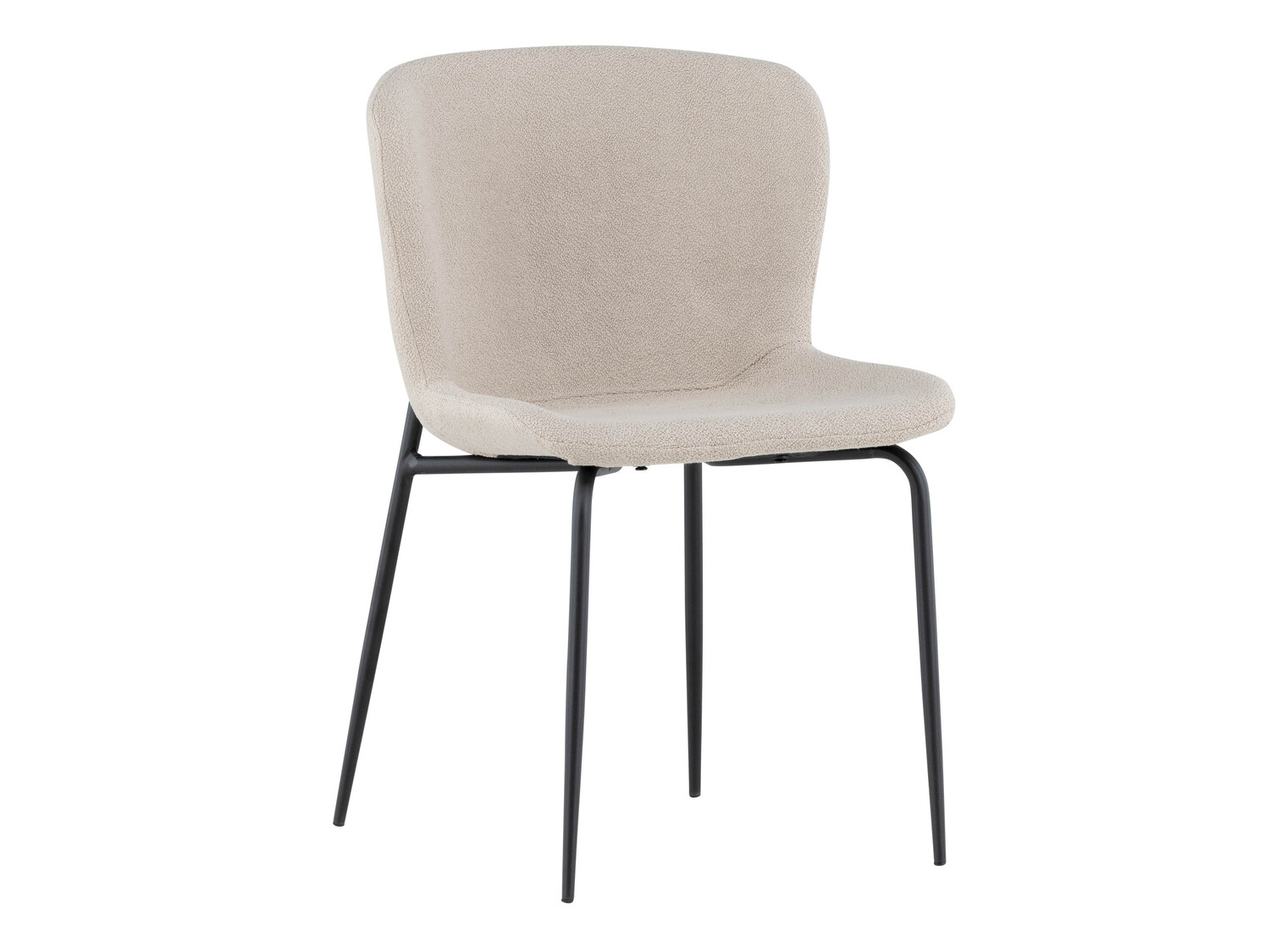 Borðstofusett Dallas 4257 (Beige + Svartur)