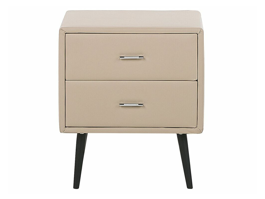 Náttborð Berwyn 337 (Beige + Svartur)