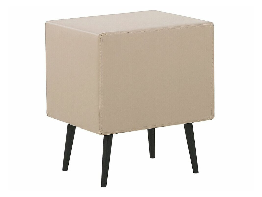 Náttborð Berwyn 337 (Beige + Svartur)