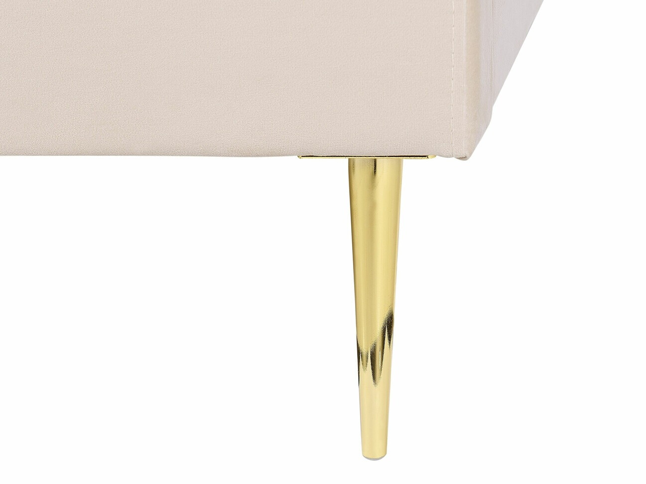 Rúm Berwyn 328 (Beige + Gylltur)