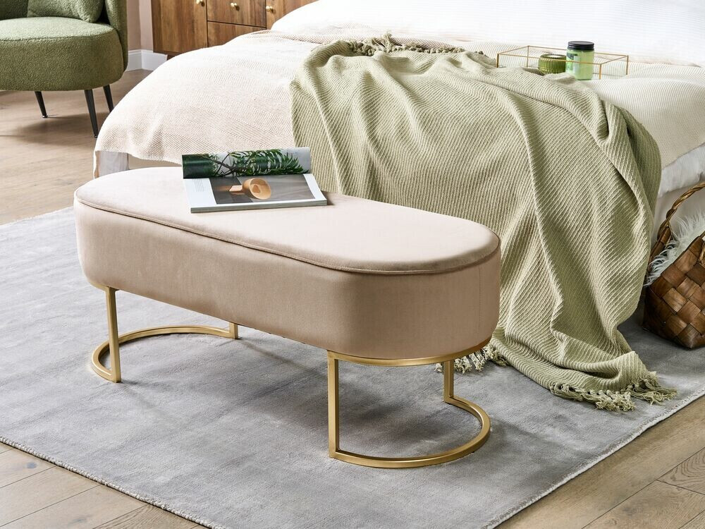 Bólstraður bekkur Berwyn 535 (Beige)